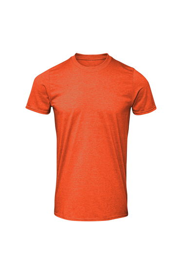 Gildan Mens Soft Style Ringspun T Shirt - Orange