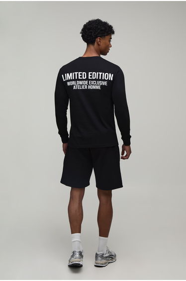 Official Branded Long Sleeve T-Shirt - black product thumbnail 3