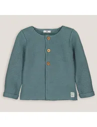 Knitted Buttoned Cardigan - 2