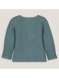 Knitted Buttoned Cardigan - 3
