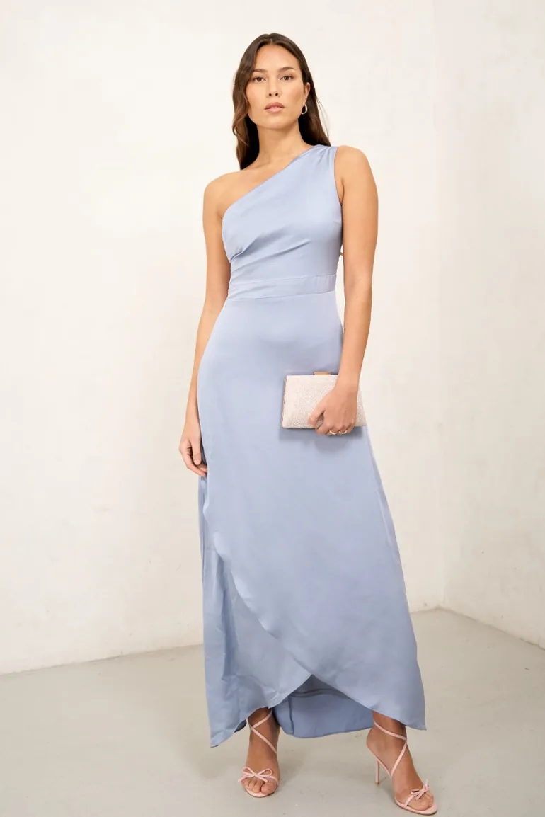 tfnc blue bridesmaid dress Navy Tfnc Lace Detail Maxi Bridesmaid Dress TFNC Lace Detail Mini Bridesmaid  Dress In Navy ASOS