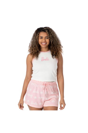 Barbie Womens/Ladies Short Pyjama Set