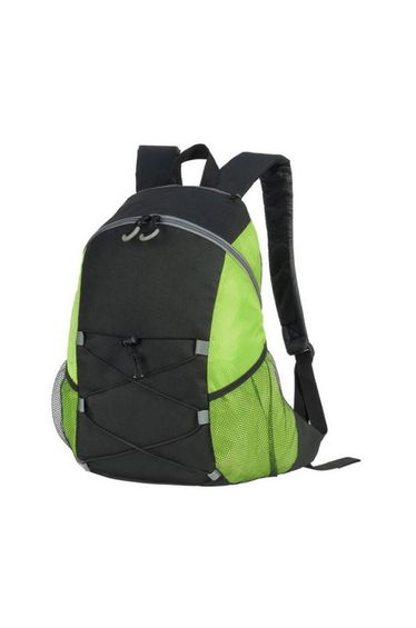 Shugon Adults Unisex Chester Backpack - Black/Lime Green