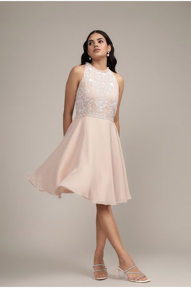 Nella Mini Dress in Vanilla Ice