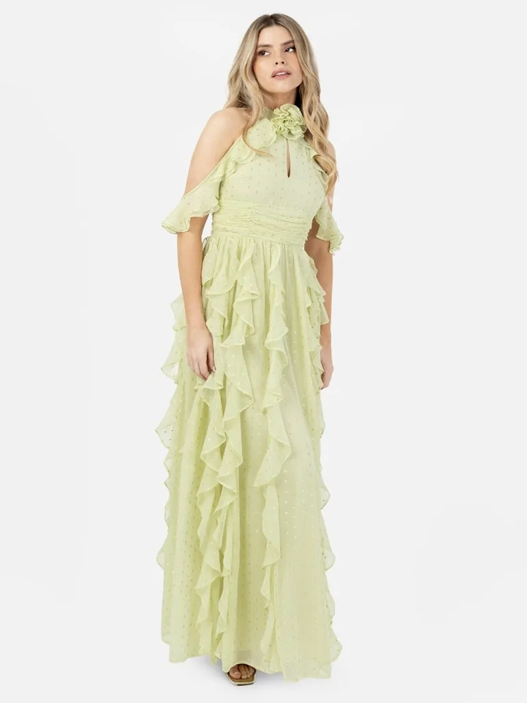 anaya with love green dress Sage Green Bridesmaid Dresses Chiffon Remixed – Lisposa main image 1