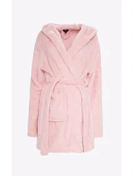 PRETTYLITTLETHING Pink Fluffy Dressing Gown - 2