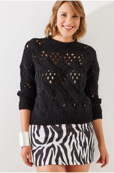 Women's Openwork Sweater