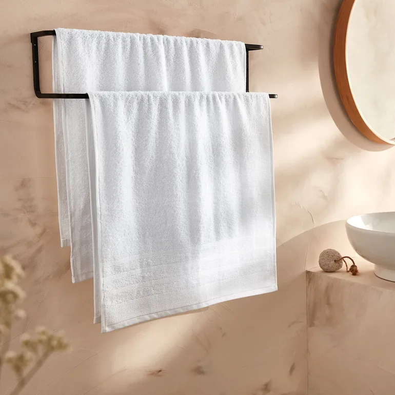 Pack of 2 Cotton Hand Towels - 1