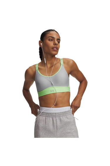 Under Armour Womens/Ladies Infinity Medium Impact Sports Bra - Lime