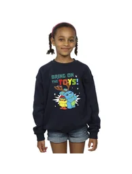 Toy Story 4 Girls Bring On The Toys! Sweatshirt - Navy Blue