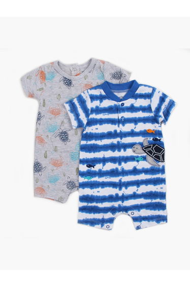 Pack of 2 - Baby Printed Rompers