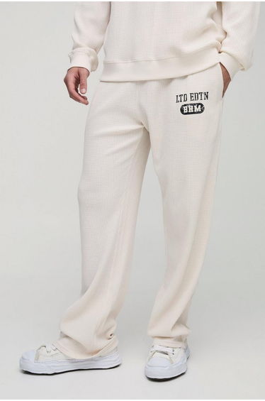 Straight Leg Waffle Jogger
