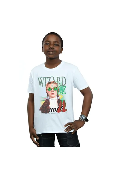 The Wizard Of Oz Boys No Place Checkerboard T-Shirt - White