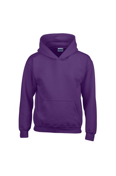 Gildan Childrens/Kids Heavy Blend Hooded Sweatshirt - Purple