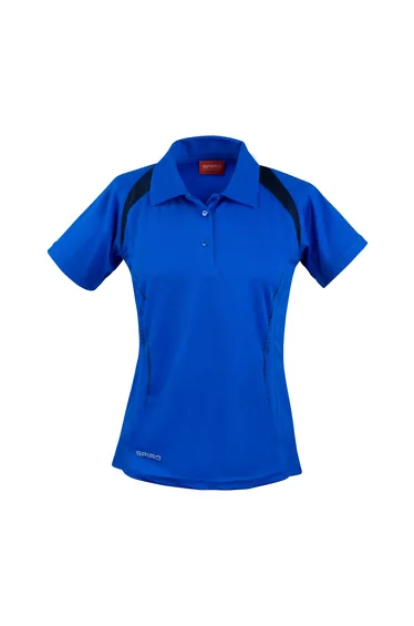 Spiro Womens/Ladies Team Spirit Polo Shirt - Royal Blue/Navy