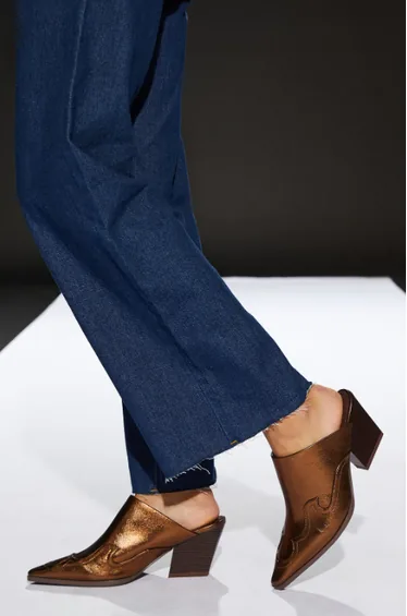 Runway 1.8.1.8 Western Heeled Mules