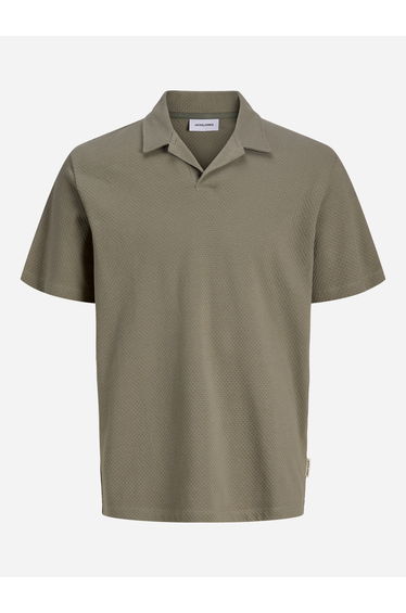 Men Textured Cotton Polo