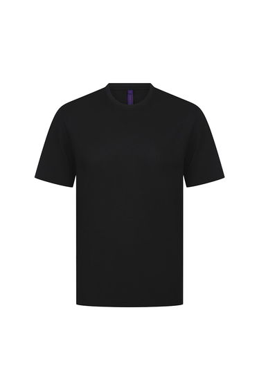 Henbury Adult CoolPlus Moisture Wicking T-Shirt - Black
