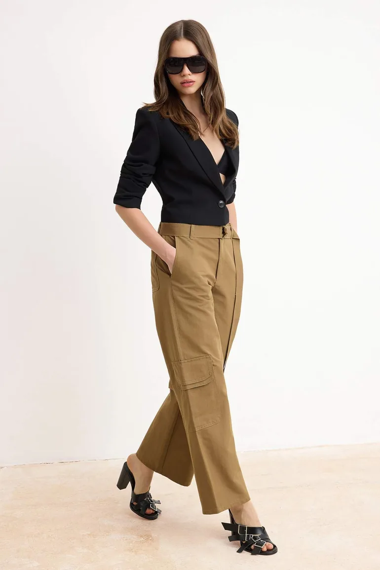 Khaki Trousers - 1