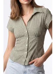 MIXRAY Cotton Blouse - 2