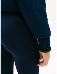 Tommy Hilfiger Girls Tommy Foil Flare Leggings in Navy - 4