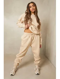 Recycled Sweat Jogger - stone