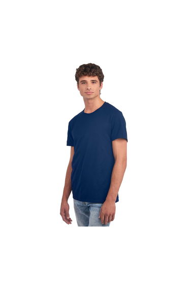 Jerzees Mens Essential Cotton T-Shirt - Navy Blue
