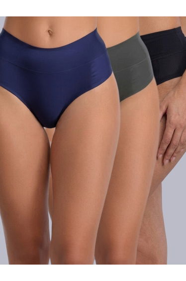 Pack of 3 - Cotton Full Coverage Tummy Tucker Briefs