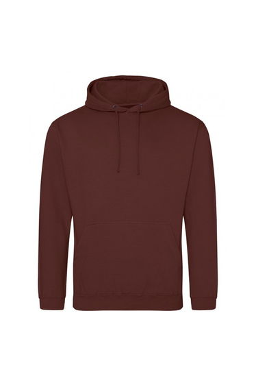 Awdis Unisex Adult College Hoodie - Chocolate Fudge Brownie