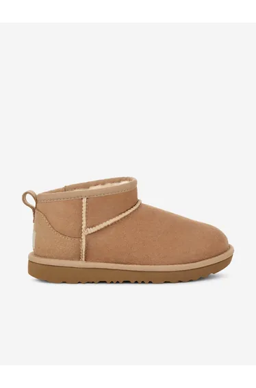 UGG Kids Classic Ultra Mini Boots in Beige