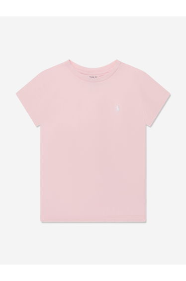 Girls Logo T-Shirt in Pink