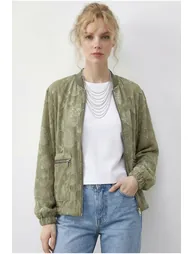 LUCCI Floral Oversized Bomber Jacket - 2