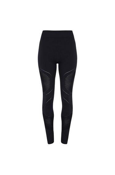 TriDri Womens/Ladies Seamless 3D Fit Multi Sport Reveal Leggings - Black