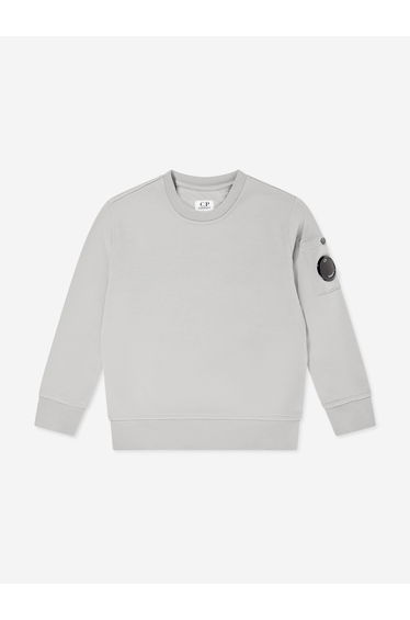 C.P. Company Boys Lens Sweatshirt in Grey