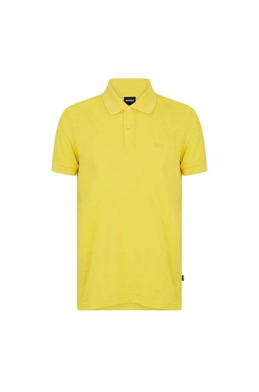 Boss Mens Firenze Cotton Polo Shirt - Bright Yellow