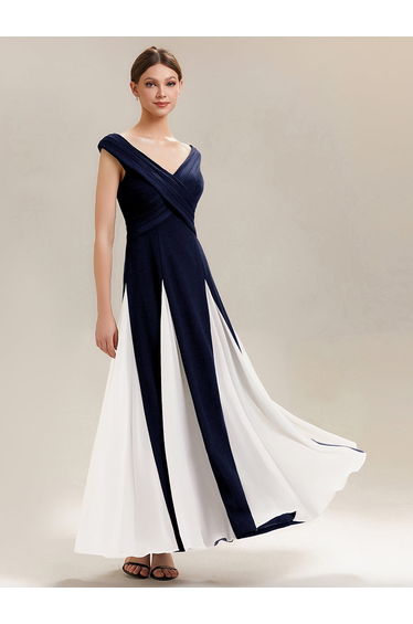 ever ONYX|Elegant Design Knit Cap Sleeve Formal Dress