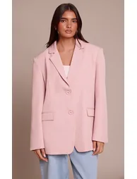 Pink Oversized Blazer - 1