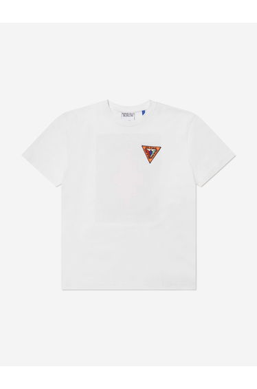 Girls Cotton Short Sleeve Logo T-Shirt