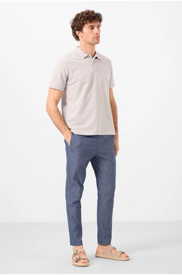 TOMMY Men's Straight-leg Gabardine Chino Trousers