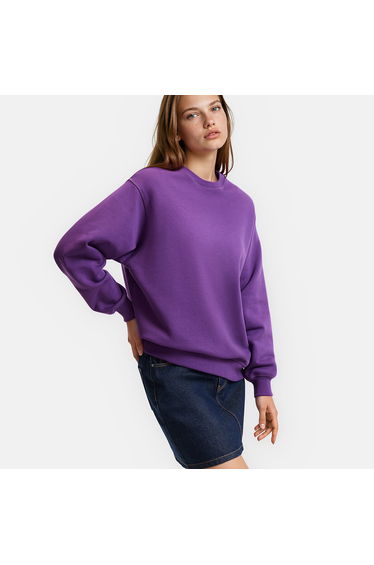 Crew Neck Sweatshirt in Loose Fit