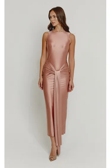 Blush Liquid Jersey Maxi Dress