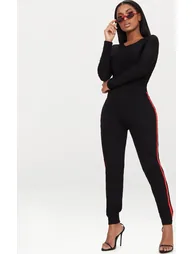 Shape Black Slinky Long Sleeve Bodysuit - 3