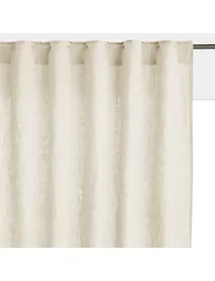 Onega Washed Linen Single Curtain with Concealed Tabs - 1