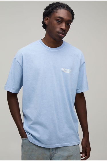 Limited Edition Oversized T-Shirt - dusty blue