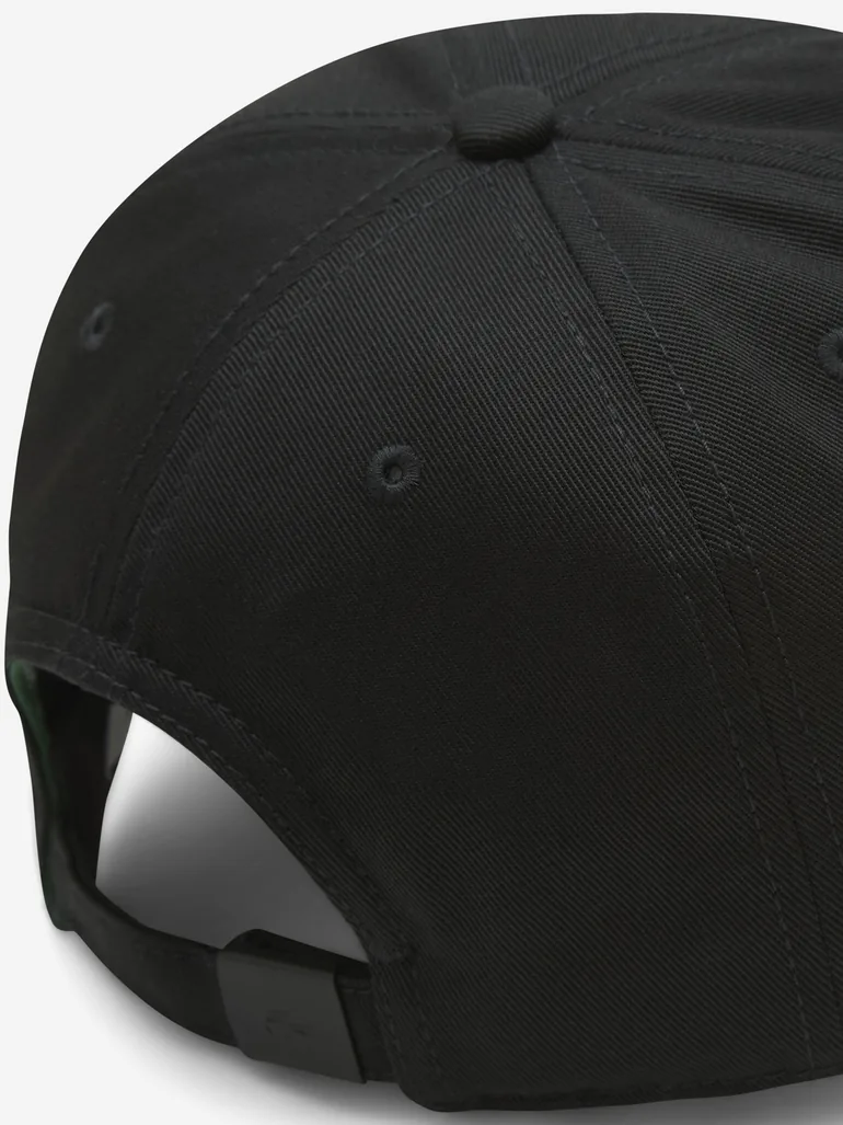 قبعة أطفال بطبعة شعار لون أسود - 4