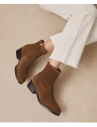 Suede Ankle Boots NÂ°167 - 3