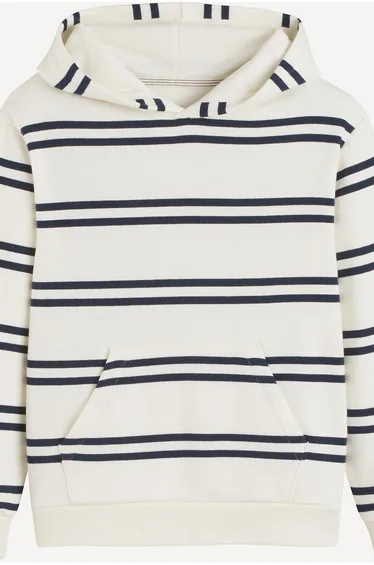 Oversized Striped Hoodie