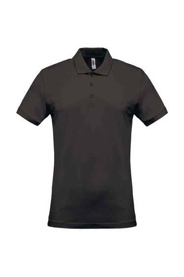Kariban Mens Pique Polo Shirt - Dark Grey