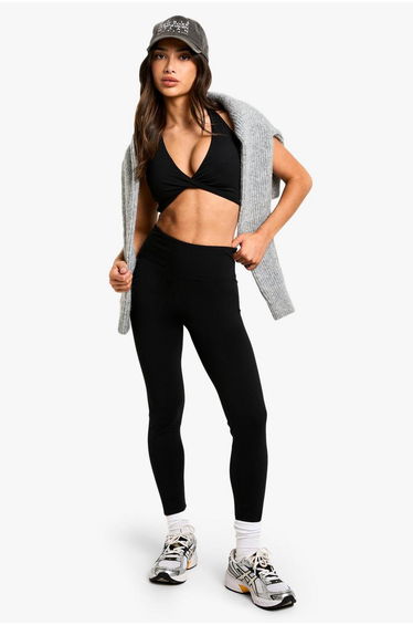 Petite High Waist Premium Active Legging - black