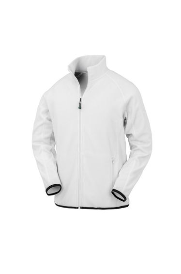 Result Genuine Recycled Mens Polarthermic Fleece Jacket - White